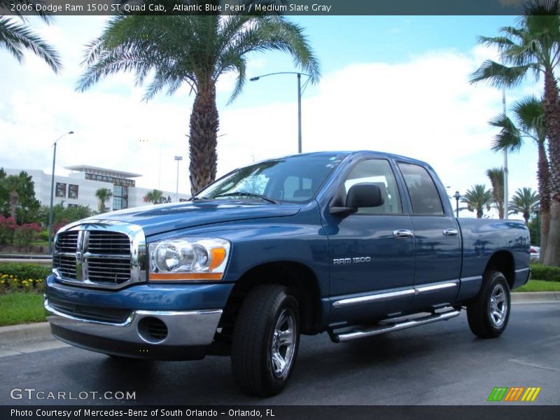 Atlantic Blue Pearl / Medium Slate Gray 2006 Dodge Ram 1500 ST Quad Cab