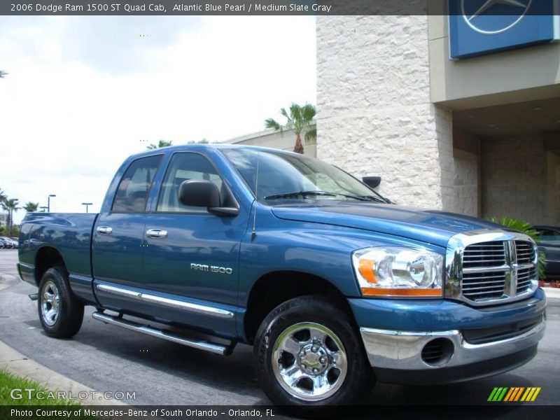 Atlantic Blue Pearl / Medium Slate Gray 2006 Dodge Ram 1500 ST Quad Cab