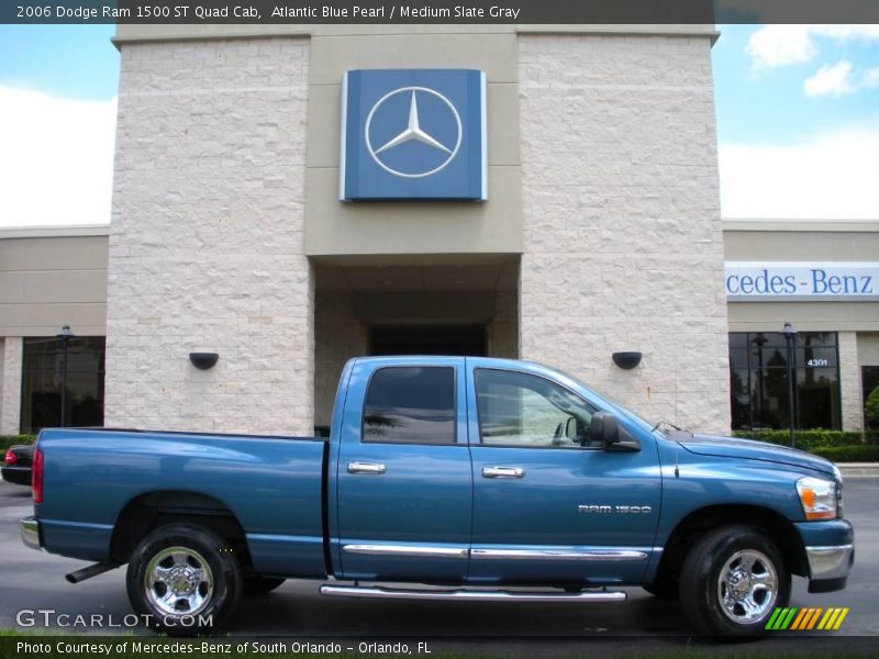 Atlantic Blue Pearl / Medium Slate Gray 2006 Dodge Ram 1500 ST Quad Cab