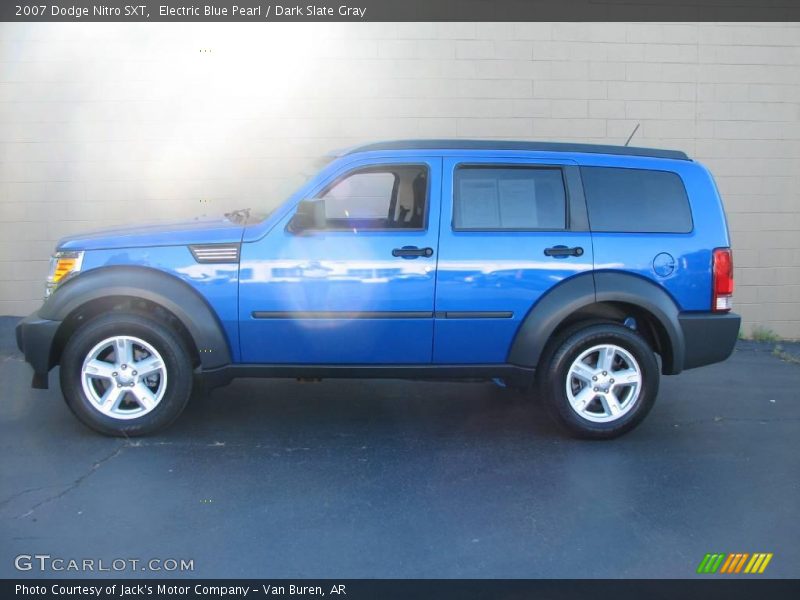 Electric Blue Pearl / Dark Slate Gray 2007 Dodge Nitro SXT