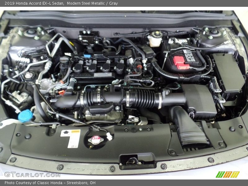 2019 Accord EX-L Sedan Engine - 1.5 Liter Turbocharged DOHC 16-Valve VTEC 4 Cylinder