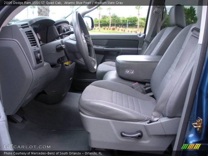 Atlantic Blue Pearl / Medium Slate Gray 2006 Dodge Ram 1500 ST Quad Cab
