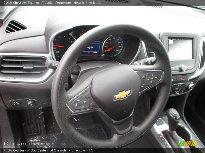 Pepperdust Metallic / Jet Black 2019 Chevrolet Equinox LT AWD