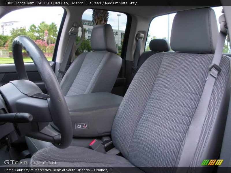 Atlantic Blue Pearl / Medium Slate Gray 2006 Dodge Ram 1500 ST Quad Cab