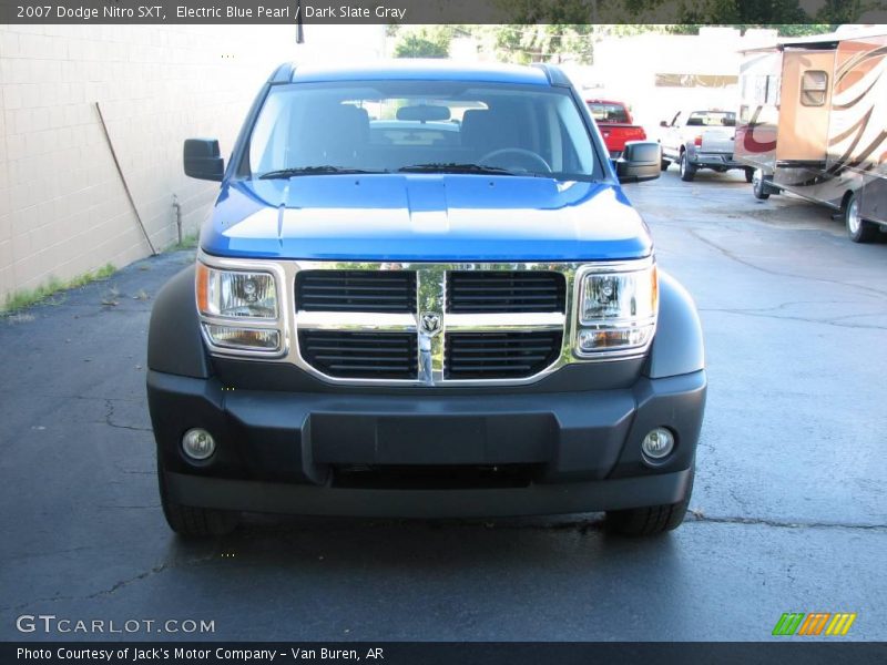 Electric Blue Pearl / Dark Slate Gray 2007 Dodge Nitro SXT