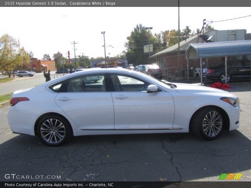 Casablanca White / Beige 2015 Hyundai Genesis 3.8 Sedan