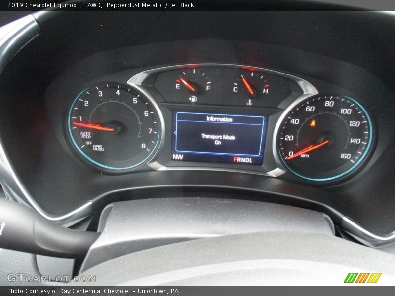 Pepperdust Metallic / Jet Black 2019 Chevrolet Equinox LT AWD
