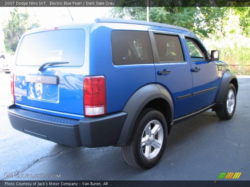 Electric Blue Pearl / Dark Slate Gray 2007 Dodge Nitro SXT