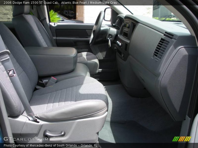 Atlantic Blue Pearl / Medium Slate Gray 2006 Dodge Ram 1500 ST Quad Cab