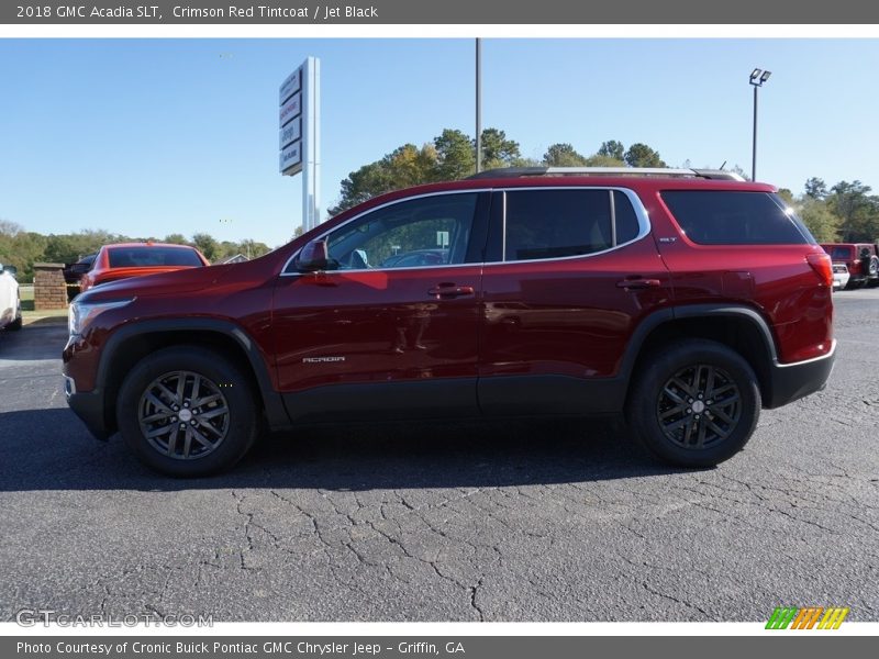 Crimson Red Tintcoat / Jet Black 2018 GMC Acadia SLT