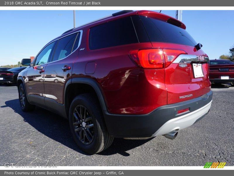 Crimson Red Tintcoat / Jet Black 2018 GMC Acadia SLT