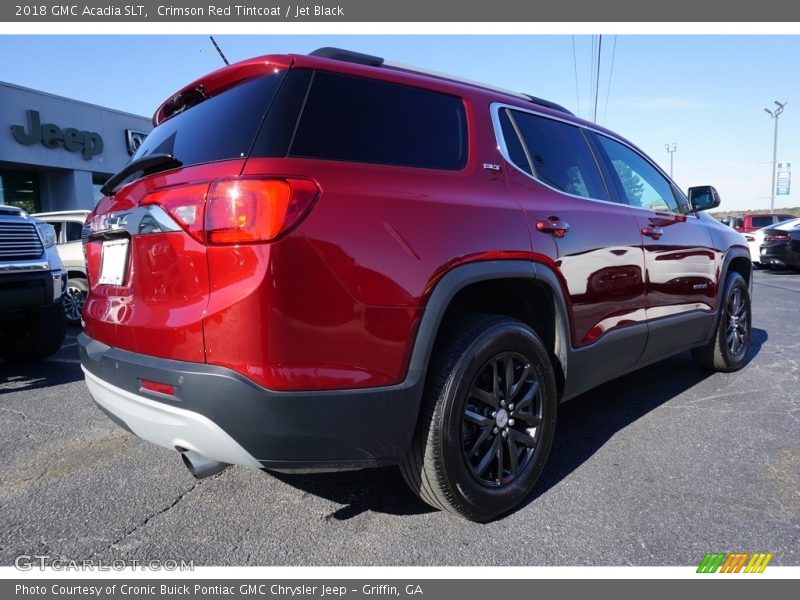 Crimson Red Tintcoat / Jet Black 2018 GMC Acadia SLT