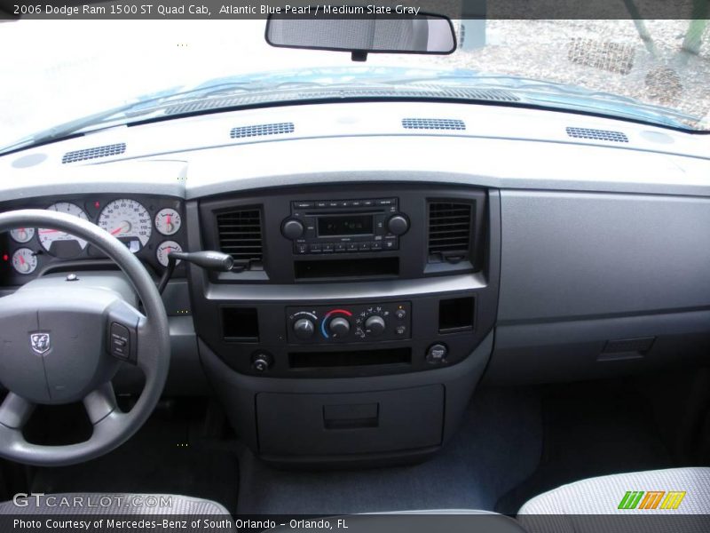 Atlantic Blue Pearl / Medium Slate Gray 2006 Dodge Ram 1500 ST Quad Cab