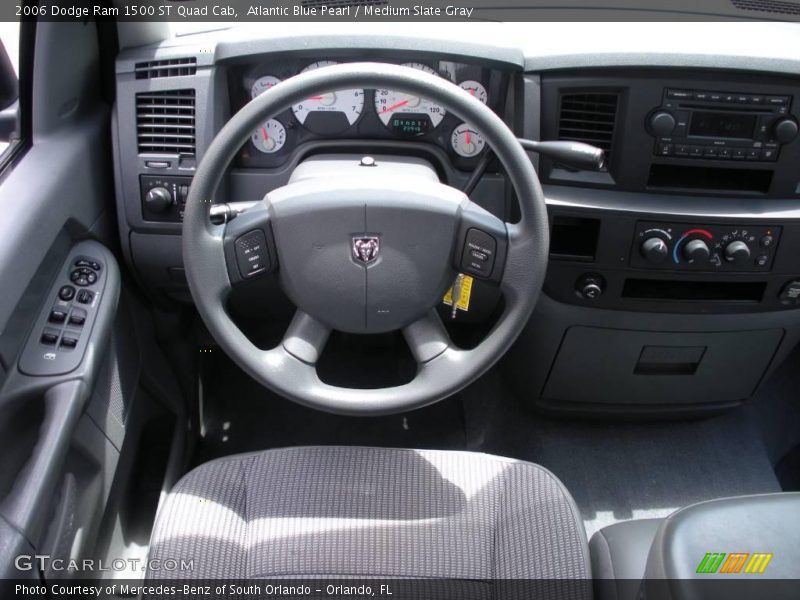 Atlantic Blue Pearl / Medium Slate Gray 2006 Dodge Ram 1500 ST Quad Cab