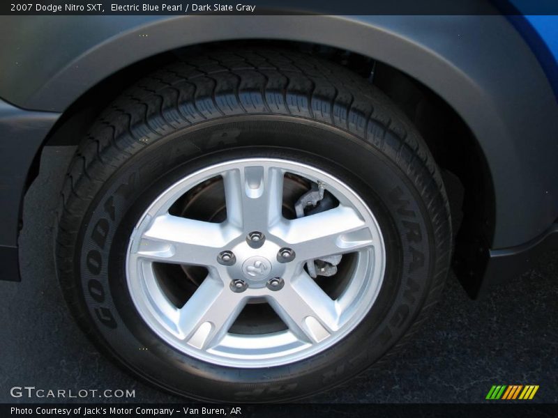 Electric Blue Pearl / Dark Slate Gray 2007 Dodge Nitro SXT