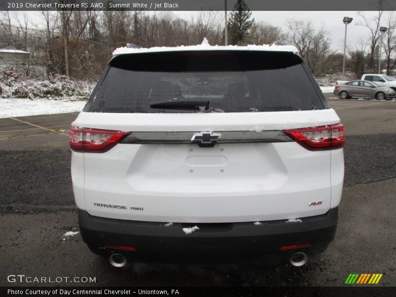 Summit White / Jet Black 2019 Chevrolet Traverse RS AWD