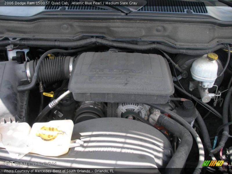 Atlantic Blue Pearl / Medium Slate Gray 2006 Dodge Ram 1500 ST Quad Cab
