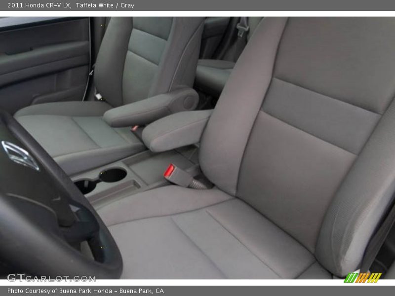 Taffeta White / Gray 2011 Honda CR-V LX