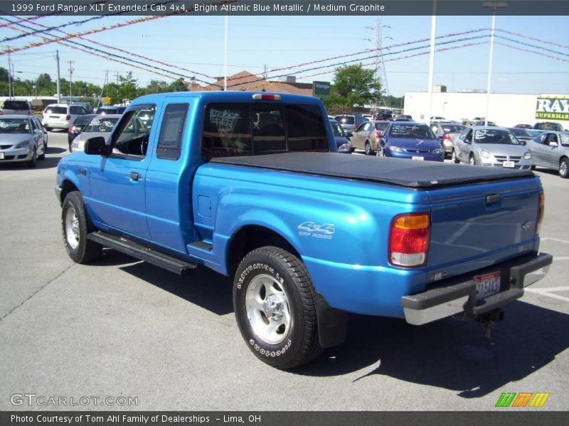 Bright Atlantic Blue Metallic / Medium Graphite 1999 Ford Ranger XLT Extended Cab 4x4