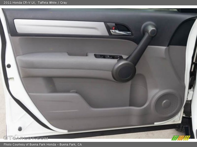 Taffeta White / Gray 2011 Honda CR-V LX