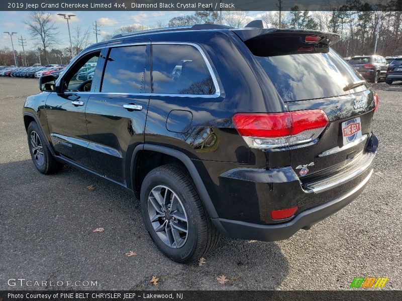 Diamond Black Crystal Pearl / Black 2019 Jeep Grand Cherokee Limited 4x4