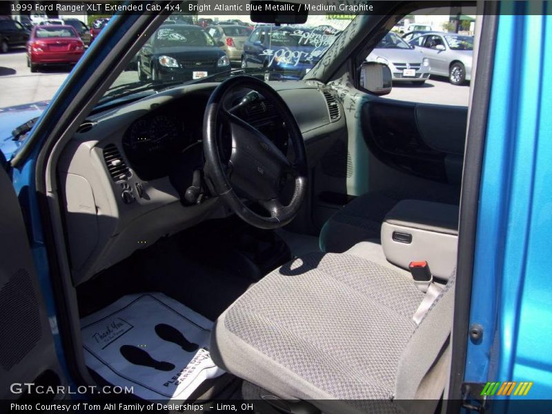 Bright Atlantic Blue Metallic / Medium Graphite 1999 Ford Ranger XLT Extended Cab 4x4