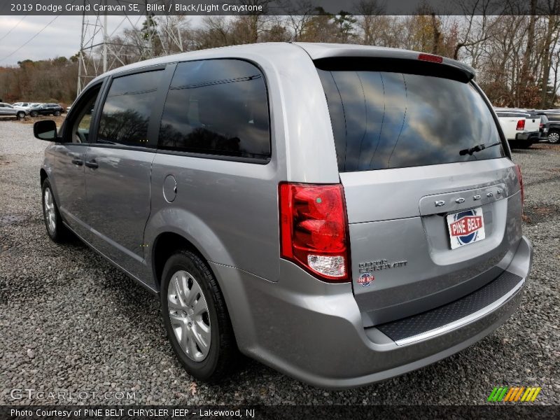 Billet / Black/Light Graystone 2019 Dodge Grand Caravan SE