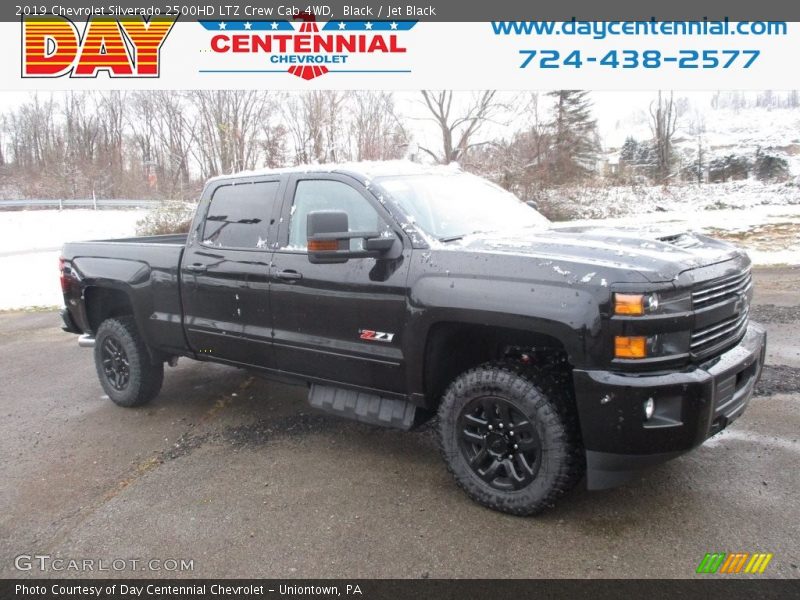 Black / Jet Black 2019 Chevrolet Silverado 2500HD LTZ Crew Cab 4WD