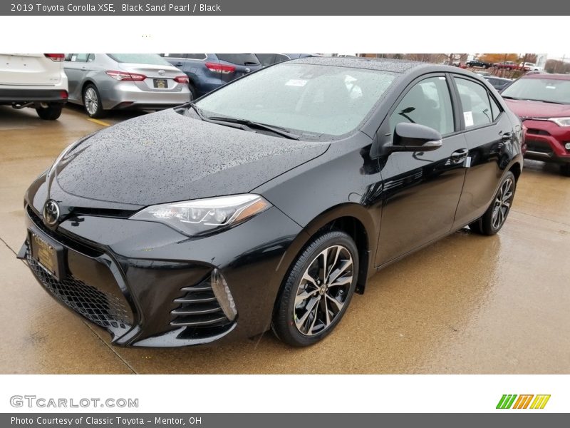 Black Sand Pearl / Black 2019 Toyota Corolla XSE