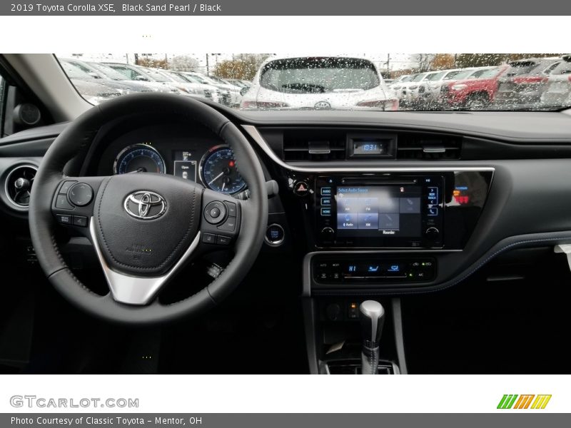 Black Sand Pearl / Black 2019 Toyota Corolla XSE