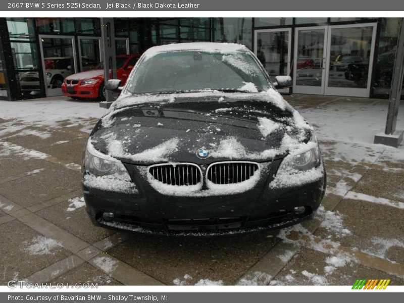 Jet Black / Black Dakota Leather 2007 BMW 5 Series 525i Sedan