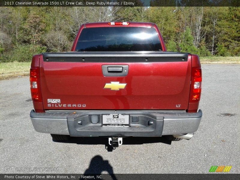 Deep Ruby Metallic / Ebony 2013 Chevrolet Silverado 1500 LT Crew Cab