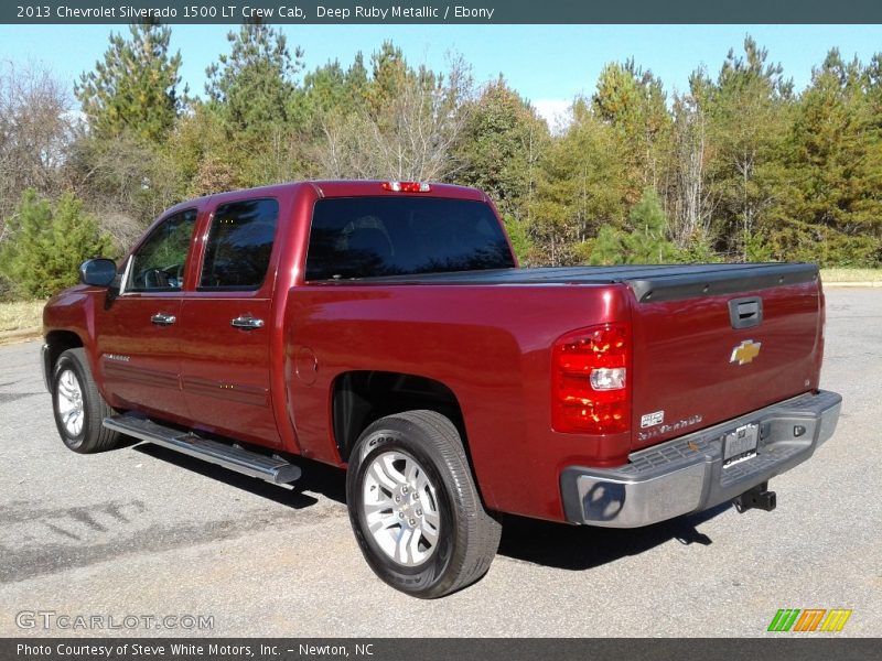 Deep Ruby Metallic / Ebony 2013 Chevrolet Silverado 1500 LT Crew Cab