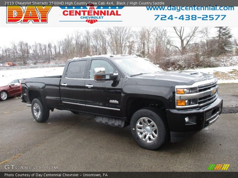Black / High Country Saddle 2019 Chevrolet Silverado 3500HD High Country Crew Cab 4x4
