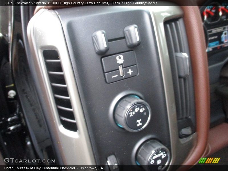 Controls of 2019 Silverado 3500HD High Country Crew Cab 4x4