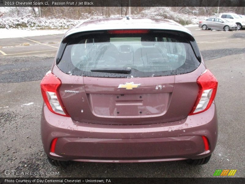 Passion Fruit / Jet Black 2019 Chevrolet Spark LS