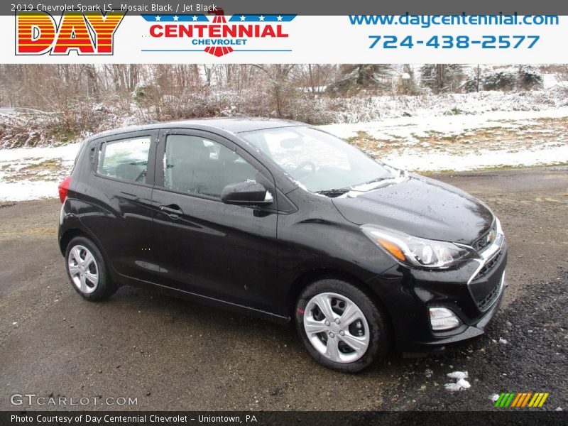 Mosaic Black / Jet Black 2019 Chevrolet Spark LS