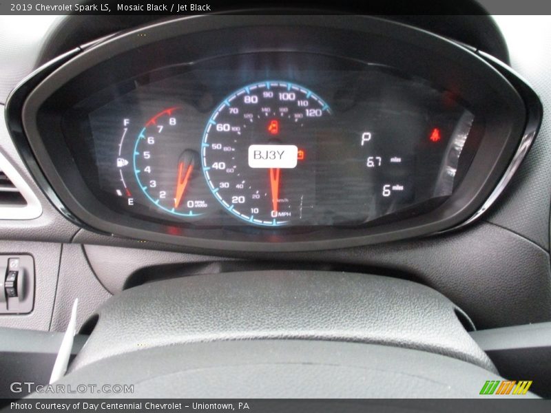 Mosaic Black / Jet Black 2019 Chevrolet Spark LS