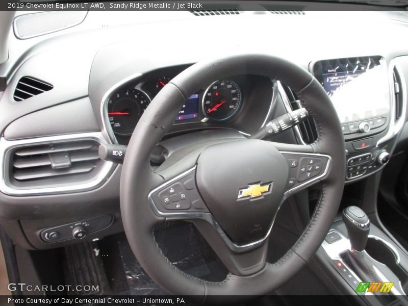 Sandy Ridge Metallic / Jet Black 2019 Chevrolet Equinox LT AWD