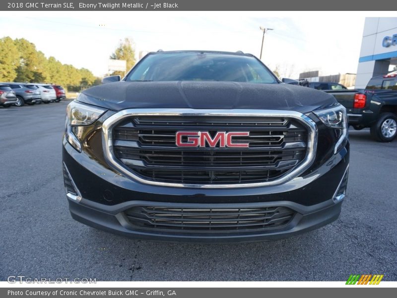 Ebony Twilight Metallic / ­Jet Black 2018 GMC Terrain SLE
