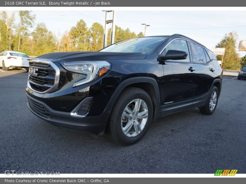 Ebony Twilight Metallic / ­Jet Black 2018 GMC Terrain SLE