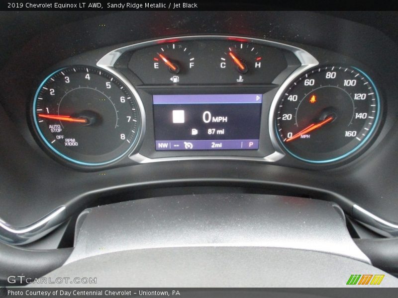 Sandy Ridge Metallic / Jet Black 2019 Chevrolet Equinox LT AWD