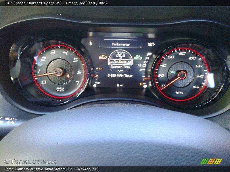 Octane Red Pearl / Black 2019 Dodge Charger Daytona 392