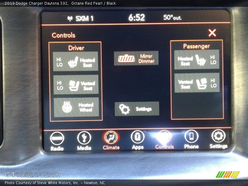 Octane Red Pearl / Black 2019 Dodge Charger Daytona 392