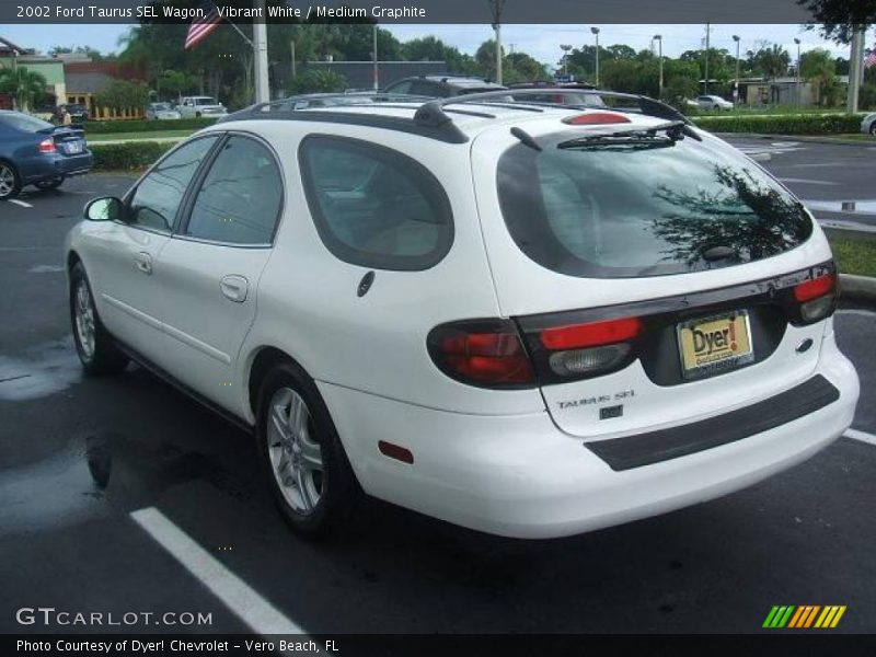 Vibrant White / Medium Graphite 2002 Ford Taurus SEL Wagon