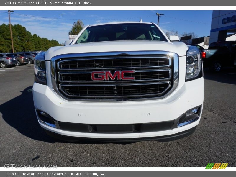 Summit White / Jet Black 2018 GMC Yukon XL SLT