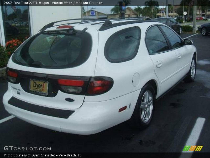 Vibrant White / Medium Graphite 2002 Ford Taurus SEL Wagon