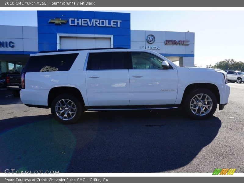 Summit White / Jet Black 2018 GMC Yukon XL SLT