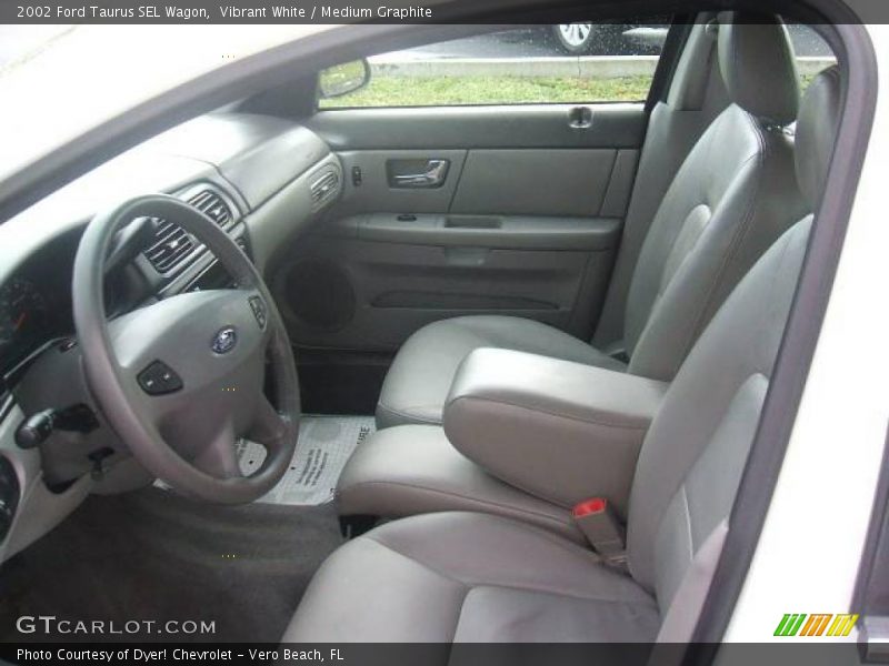 Vibrant White / Medium Graphite 2002 Ford Taurus SEL Wagon