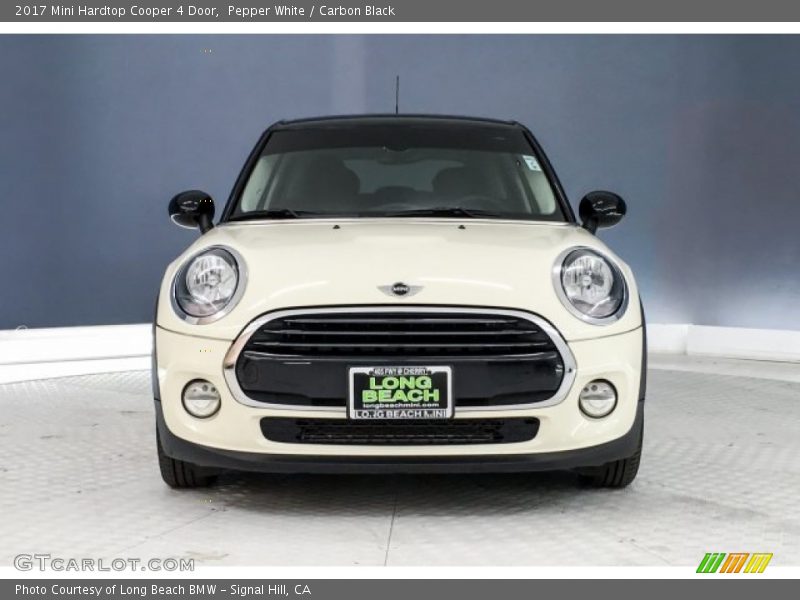 Pepper White / Carbon Black 2017 Mini Hardtop Cooper 4 Door